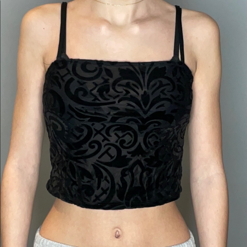 Velvet tank top